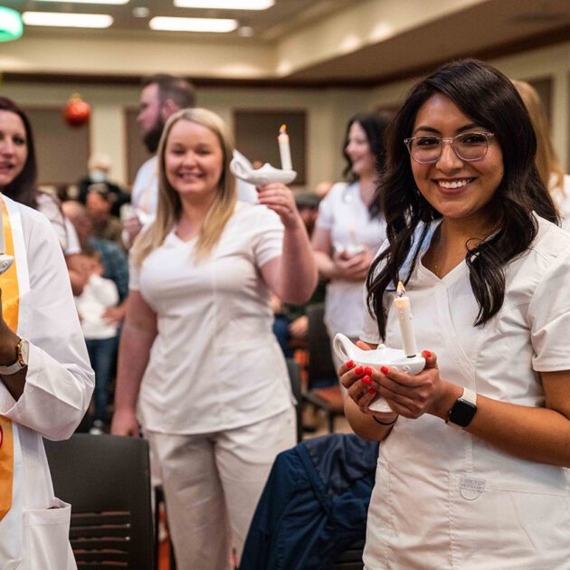 image of nursing students smiling